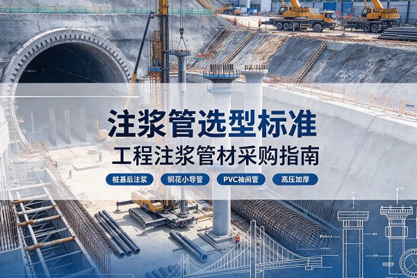 习水注浆管选型标准