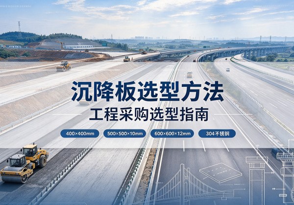 习水沉降板选择方法
